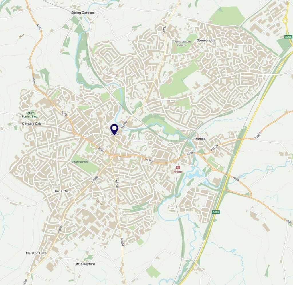 Map of Frome
